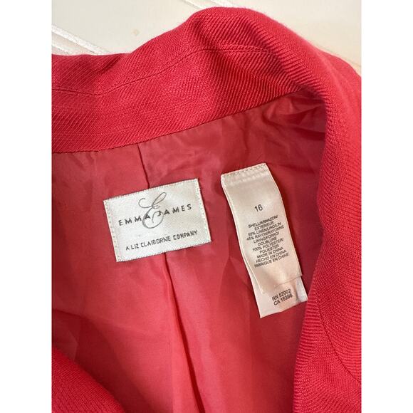 Emma James - Liz Claiborne Voir Voir Dress and Linen Blend Blazer Bundle Size 16 - Picture 10 of 10